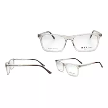 Lentes Monturas Marrón Transparente Degrade En Brazos