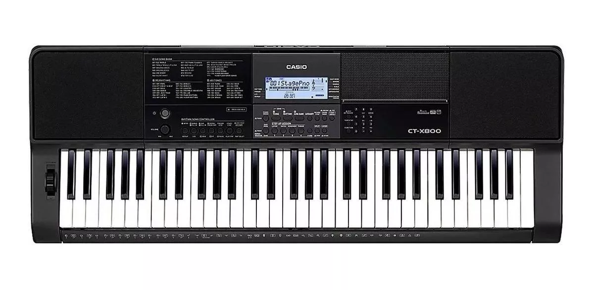 Teclado Musical Casio Standard Ct-x800 61 Teclas Preto