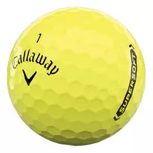 Pelotas Golf Hibrida Callaway Supersoft Amarilla 12 Uni 2021