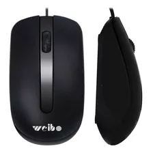 Mouse Óptico Weibo Com 3 Botões Com Fio Usb 3.0 Wb018pr