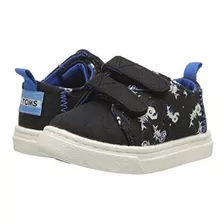 Zapatilla Niño Toms Tiny - Negro Pez Brilla En La Obscuridad