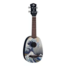 Ukelele Soprano Gran Ola Ukulele Tipo Piña Marca Luna