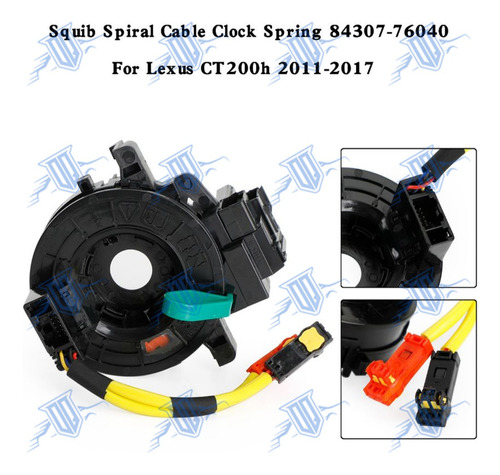 Resorte Reloj Espiral Para 12-15 Lexus Rx350 Rx450h 3.5l Foto 3