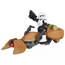 Galactic Heroes Star Wars - Scout Trooper & Speeder Lcatoys