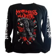 Camiseta Motionless In White 006 Manga Longa. Numetal