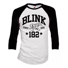 Blink 182 Playeras Manga 3/4 Para Hombre Y Mujer D20