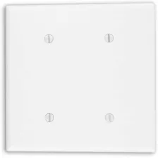 Leviton 88034 2-gang Ningun Dispositivo Wallplate En Blanc