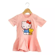 Vestido Importado Hello Kitty Para Niñas