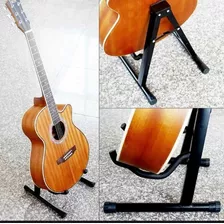 Soporte Atril Instrumento Musical Guitarra O Bajo Plegable