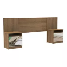  Cabeceira De Cama Madesa 26175z4e 2 Corpos 260cm X 110cm Rustic