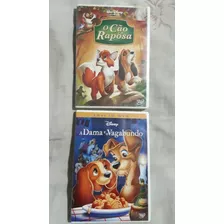 Dvd O Cão E A Raposa + A Dama E O Vagabundo Disney D77 