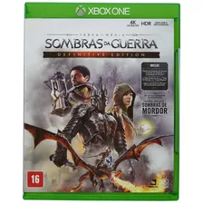 Sombras Da Guerra Definitive Edition - Xbox One Midia Fisica Em Português