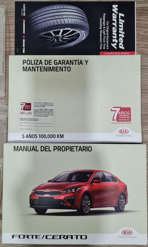 Manuales Con Estuche Kia Forte/cerato 2019-2022 Original  Foto 2