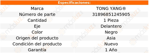 1 - Defensa Delantera Negra V40 1999/2000 Tong Yang Foto 2