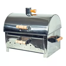 Churrasqueira Bafo Inox Brasa Grill N2 Com Gaveta