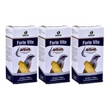 Kit Com 3 Unidades De Avemil Forte Vita - 20ml