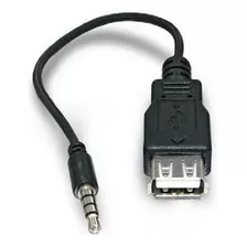 Cabo Adaptador Plug P2 X Usb Femea Som Carro 15cm