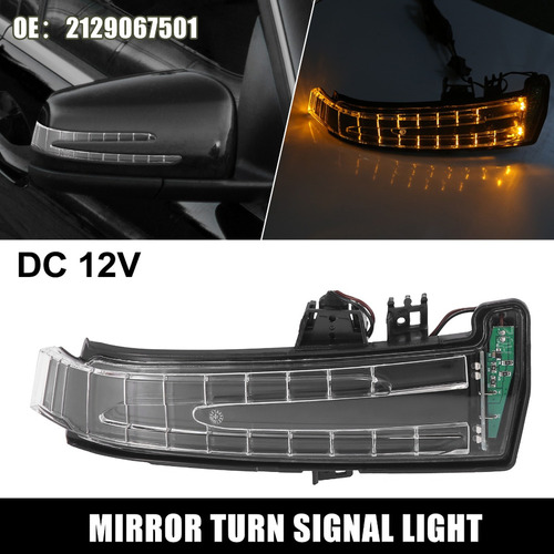 Luz Seal Giro Espejo Derecho Para Mercedes-benz E63 Amg Ms Foto 2