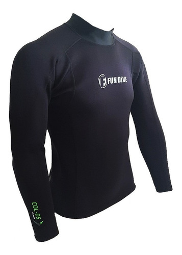 Camiseta Completa Em Neoprene 1.5 Mm Fun Dive Mergulho Pesca