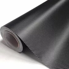 Adesivo Fibra De Carbono 3d 20mx 60cm Envelopamento Moldável