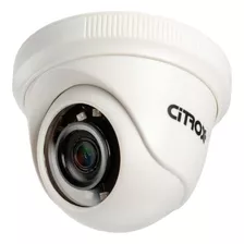 Câmera Dome Lente 2,8mm Híbrida 4x1 Ir 20m Hd 720p Citrox Cor Branco
