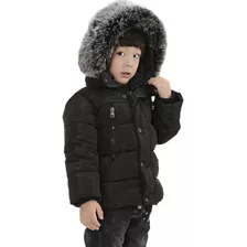 Chamarra Niño Abrigo Cazadora Para Frio Con Gorro