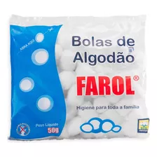 Algodão Bolas 50g Limpeza Maquiagem Higiene Bebês Manicure