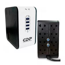 Regulador De Voltaje Cdp 1000va 500w 8 Tomas 4 Usb 