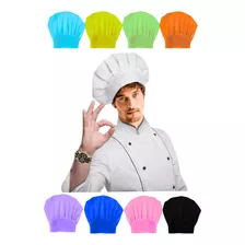 Gorro Chef Champiñón 100% Drill + Regulador Gorro De Cocina