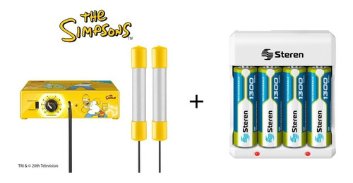 Maquina Para Dar Toques The Simpsons +cargador C/pilas Recar