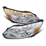 Faros De Lupa + Led Cromados Para Ford Fusion 2006 - 2009