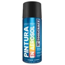 Pintura Aerosol 400ml Negro Satinado Toolcraft Tc3595