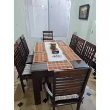 Juego De Comedor De 8 Puestos, Como Nuevo. 