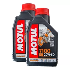 Aceite Motul 7100 20w50 4t 100% Sintético Frances (2 Litros)