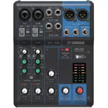 Consola Mixer Yamaha Mg06 Analógica De 6 Canales