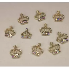 Joyas,dijes Para Decoración De Uñas/coronitas/ Pack X 10