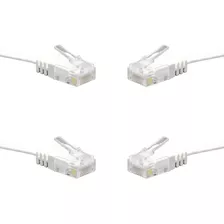 Cable De Conexión Ethernet Cat6 Corto, Ancable, Paquete De 4