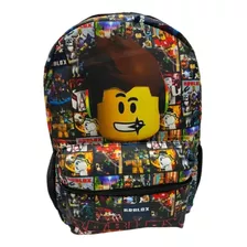 Mochila Roblox Games Blocos Bolsa Infantil Escolar Passeio