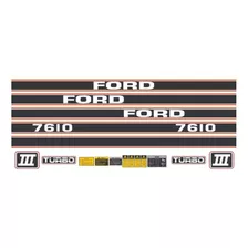 Decalque Faixa Adesiva Trator Ford 7610