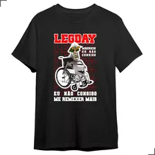 Camiseta Legday Engraçada Academia Treino De Perna Maromba