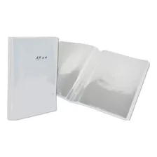 Pasta Catálogo Pp A4 Com 60 Envelopes Prensados Cristal Cor Transparente Cristal