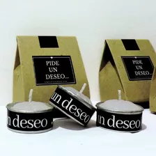 10 Cajas Velas Pide Un Deseo! 3 Unid C/u Souvenirs Eventos 