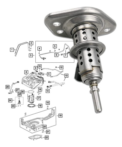 Inyector De Lquido De Escape De Coche (def) Para Ram 2500 3 Foto 4