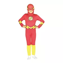 Fantasia The Flash Original Longa C/máscara Completa P Ou M