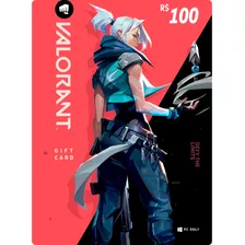 Cartão Riot Games Valorant R$100 Reais - Envio Imediato