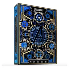 Baralho Avengers Vingadores Azul Original Marvel Theory 11