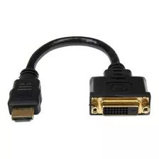 Adaptador De Video Startech.com Hdmi Dvid Negro Hddvimf8i /v