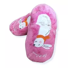 Pantufa Sapatilha Menina Coelho Pelinho Antiderrapante 