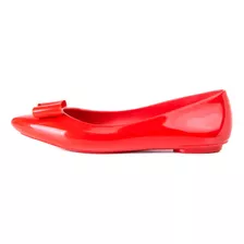 Sapatilha Feminina Laço Vermelho Gasf Gfsp01