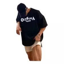 Camiseta Oversized Musculação Mr. Olimpia Maromba Treino